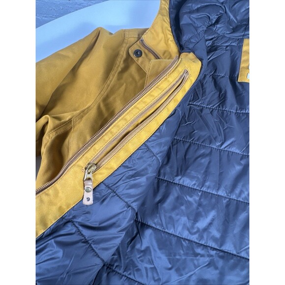 Fjällräven Kiruna Padded Parka Women’s XL Acorn G-1000 Hooded Winter Jacket - Picture 7 of 16